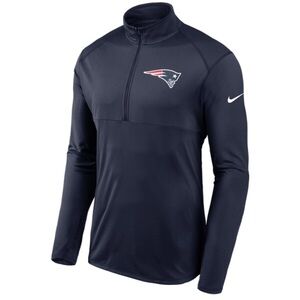 Nike New England Patriots NFL Dri-Fit Quarter Zip Pullover | Men’s Small | NWT